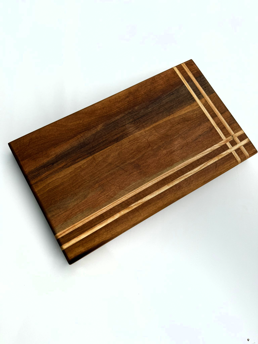 Dişbudak Çizgili Kesme Tahtası