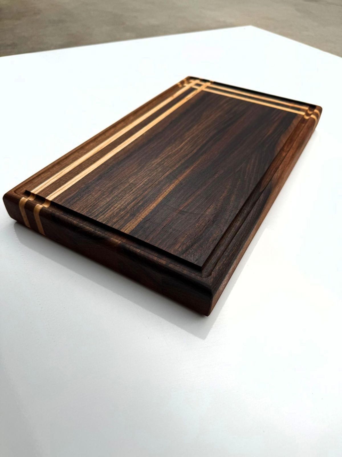 Dişbudak Çizgili Kesme Tahtası